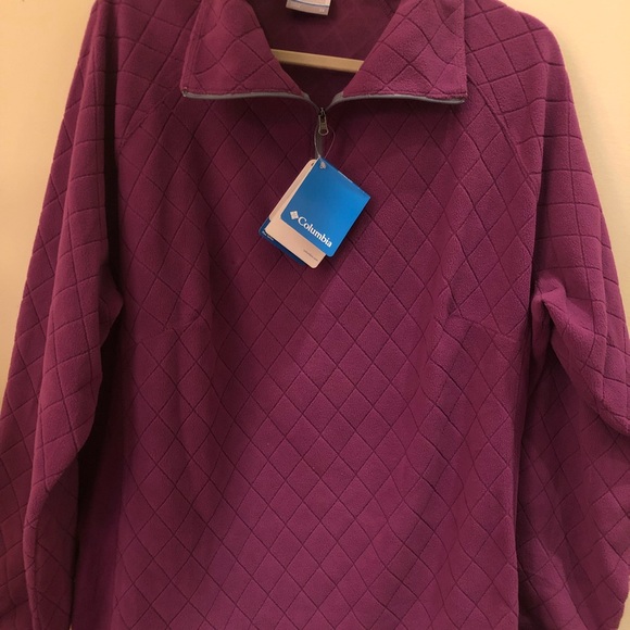 Columbia Jackets & Blazers - NWT COLUMBIA FLEECE JACKET. Pretty color. Sz 2X